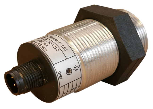 M30 inductive proximity sensor with connector