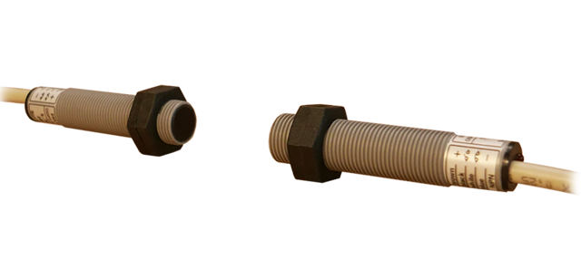 M12 through-beam photoelectric sensor