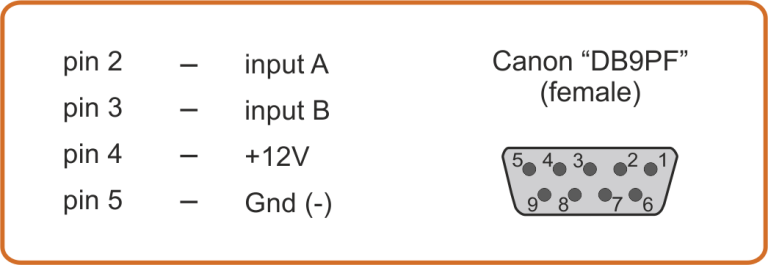 Scheme of connection of LMD8-2R meter counter