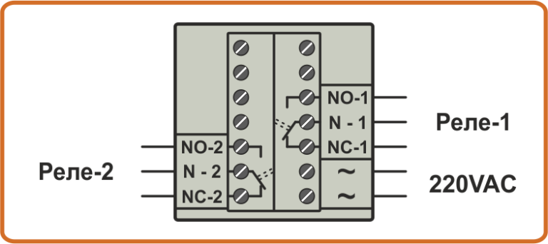 Схема подключения частотомера FMD6-2N